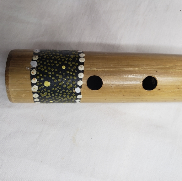 Australian Handcrafted Bamboo Flute Handpainted - Picture 3 of 8